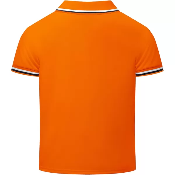 GEEK LIGHTING Boys' Short Sleeve Polo Shirts School Uniforms T-Shirt for Kids and Teens 6-16 Years
