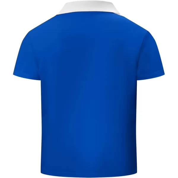 GEEK LIGHTING Boys' Short Sleeve Polo Shirts School Uniforms T-Shirt for Kids and Teens 6-16 Years