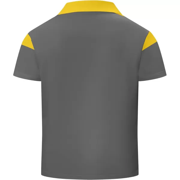 GEEK LIGHTING Boys' Short Sleeve Polo Shirts School Uniforms T-Shirt for Kids and Teens 6-16 Years