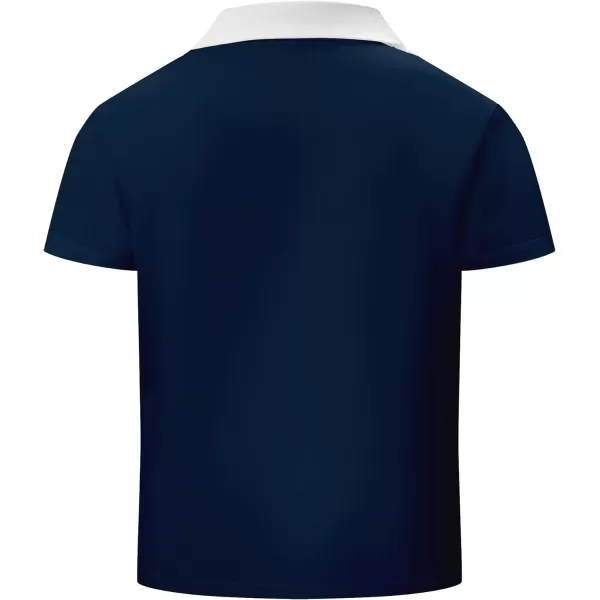 GEEK LIGHTING Boys' Short Sleeve Polo Shirts School Uniforms T-Shirt for Kids and Teens 6-16 Years