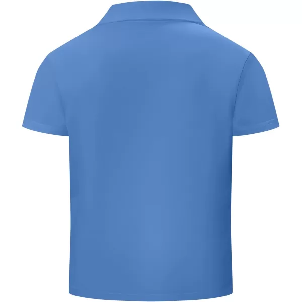 GEEK LIGHTING Boys' Short Sleeve Polo Shirts School Uniforms T-Shirt for Kids and Teens 6-16 Years