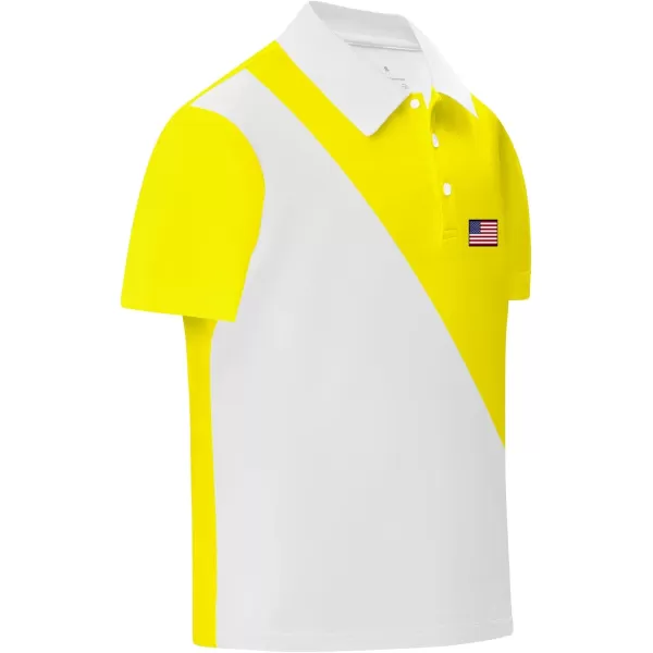 GEEK LIGHTING Boys' Short Sleeve Polo Shirts School Uniforms T-Shirt for Kids and Teens 6-16 Years