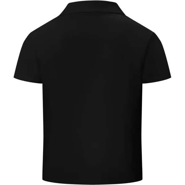 GEEK LIGHTING Boys' Short Sleeve Polo Shirts School Uniforms T-Shirt for Kids and Teens 6-16 Years