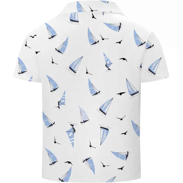 GEEK LIGHTING Boys' Short Sleeve Polo Shirts School Uniforms T-Shirt for Kids and Teens 6-16 Years