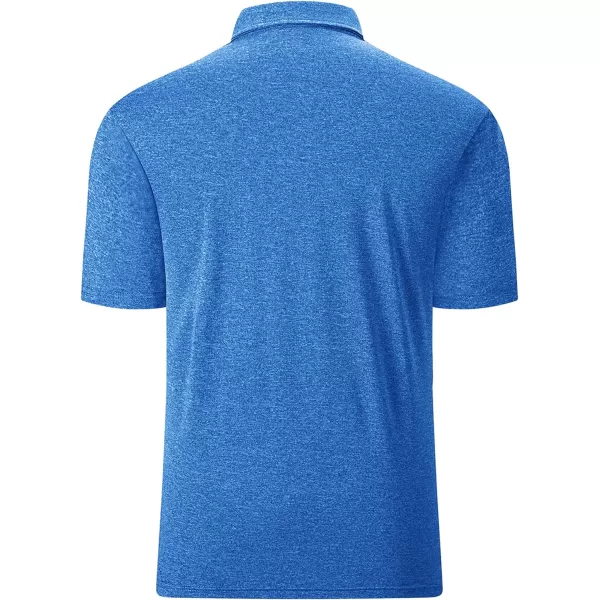 GEEK LIGHTING Golf Shirts for Men Short Sleeve Moisture Wicking Shirts Summer Casual Tops