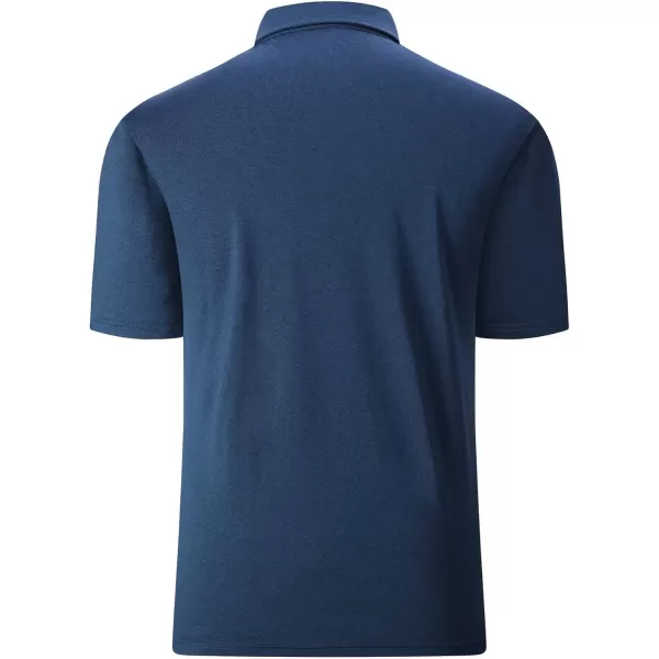 GEEK LIGHTING Golf Shirts for Men Short Sleeve Moisture Wicking Shirts Summer Casual Tops