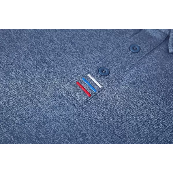 GEEK LIGHTING Golf Shirts for Men Short Sleeve Moisture Wicking Shirts Summer Casual Tops