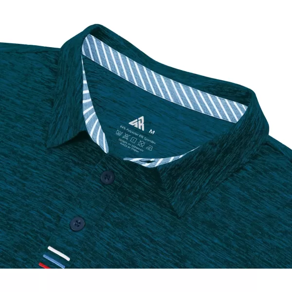 GEEK LIGHTING Golf Shirts for Men Short Sleeve Moisture Wicking Shirts Summer Casual Tops