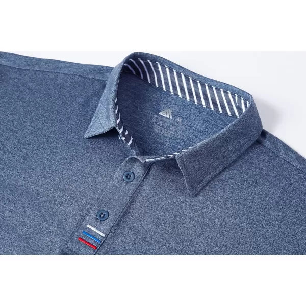 GEEK LIGHTING Golf Shirts for Men Short Sleeve Moisture Wicking Shirts Summer Casual Tops