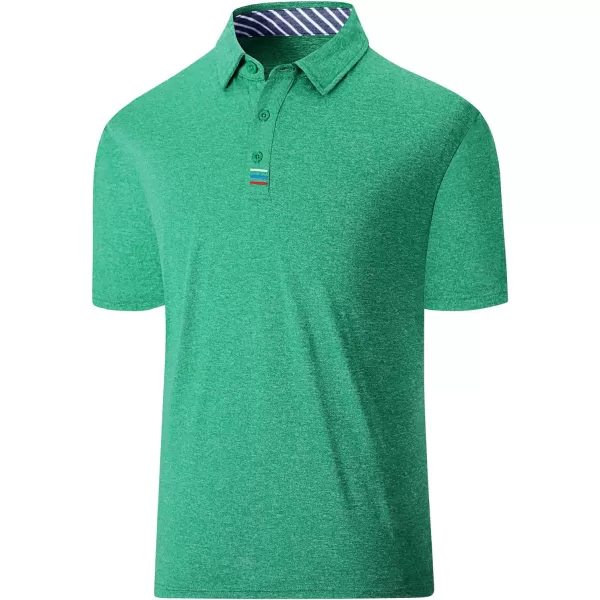 GEEK LIGHTING Golf Shirts for Men Short Sleeve Moisture Wicking Shirts Summer Casual Tops