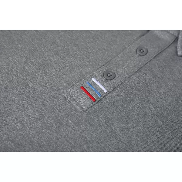 GEEK LIGHTING Golf Shirts for Men Short Sleeve Moisture Wicking Shirts Summer Casual Tops