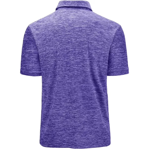 GEEK LIGHTING Golf Shirts for Men Short Sleeve Moisture Wicking Shirts Summer Casual Tops