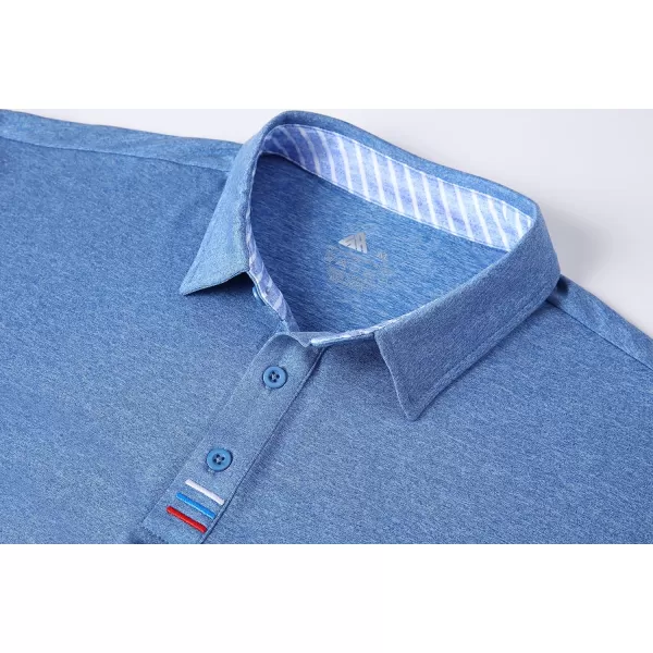 GEEK LIGHTING Golf Shirts for Men Short Sleeve Moisture Wicking Shirts Summer Casual Tops
