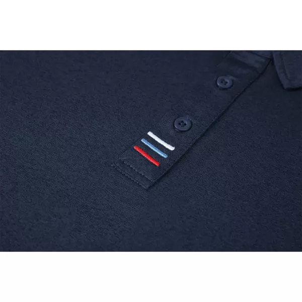 GEEK LIGHTING Golf Shirts for Men Short Sleeve Moisture Wicking Shirts Summer Casual Tops