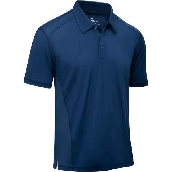 GEEK LIGHTING Golf Shirts for Men Short Sleeve Moisture Wicking Shirts Summer Casual Tops