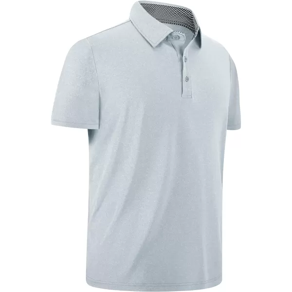 GEEK LIGHTING Golf Shirts for Men Short Sleeve Moisture Wicking Shirts Summer Casual Tops