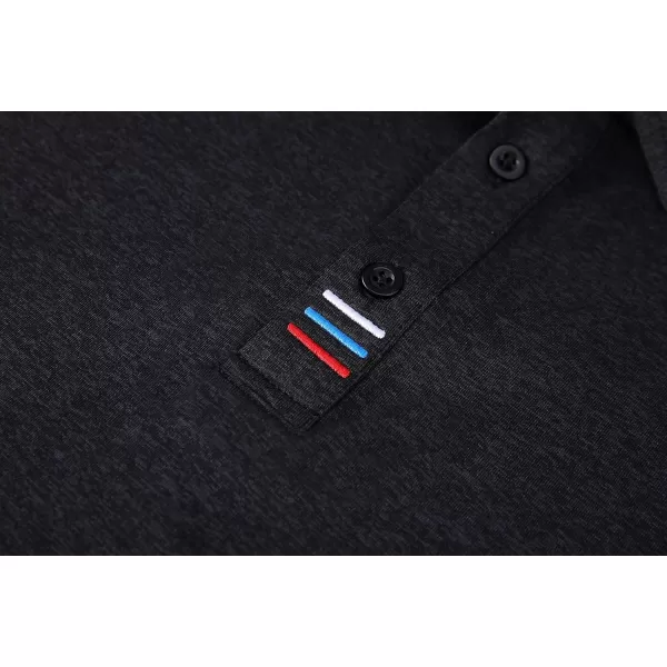 GEEK LIGHTING Golf Shirts for Men Short Sleeve Moisture Wicking Shirts Summer Casual Tops