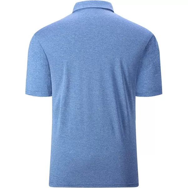 GEEK LIGHTING Golf Shirts for Men Short Sleeve Moisture Wicking Shirts Summer Casual Tops