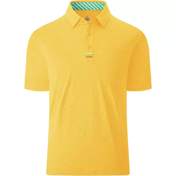 GEEK LIGHTING Golf Shirts for Men Short Sleeve Moisture Wicking Shirts Summer Casual Tops