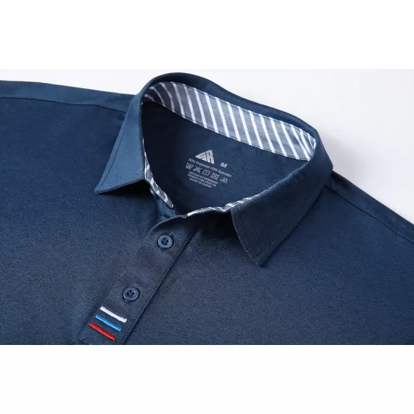 GEEK LIGHTING Golf Shirts for Men Short Sleeve Moisture Wicking Shirts Summer Casual Tops