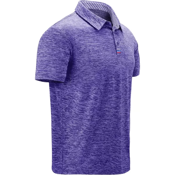 GEEK LIGHTING Golf Shirts for Men Short Sleeve Moisture Wicking Shirts Summer Casual Tops
