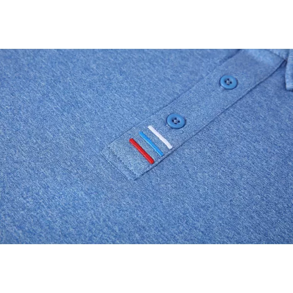 GEEK LIGHTING Golf Shirts for Men Short Sleeve Moisture Wicking Shirts Summer Casual Tops
