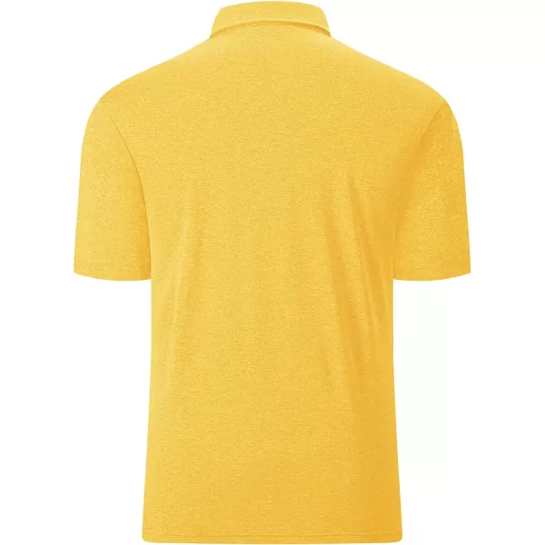 GEEK LIGHTING Golf Shirts for Men Short Sleeve Moisture Wicking Shirts Summer Casual Tops