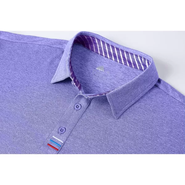 GEEK LIGHTING Golf Shirts for Men Short Sleeve Moisture Wicking Shirts Summer Casual Tops
