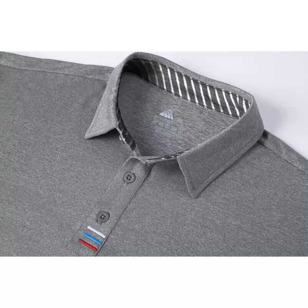 GEEK LIGHTING Golf Shirts for Men Short Sleeve Moisture Wicking Shirts Summer Casual Tops