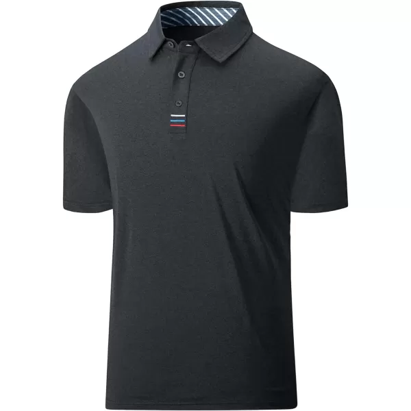 GEEK LIGHTING Golf Shirts for Men Short Sleeve Moisture Wicking Shirts Summer Casual Tops