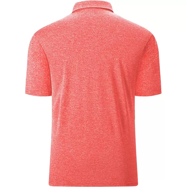 GEEK LIGHTING Golf Shirts for Men Short Sleeve Moisture Wicking Shirts Summer Casual Tops