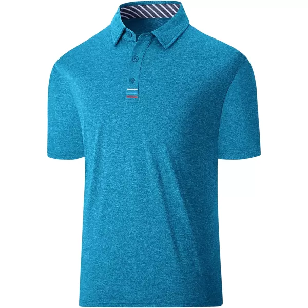 GEEK LIGHTING Golf Shirts for Men Short Sleeve Moisture Wicking Shirts Summer Casual Tops