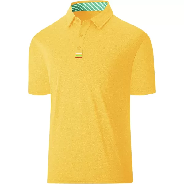 GEEK LIGHTING Golf Shirts for Men Short Sleeve Moisture Wicking Shirts Summer Casual Tops