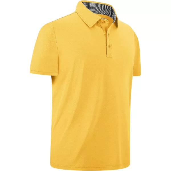 GEEK LIGHTING Golf Shirts for Men Short Sleeve Moisture Wicking Shirts Summer Casual Tops