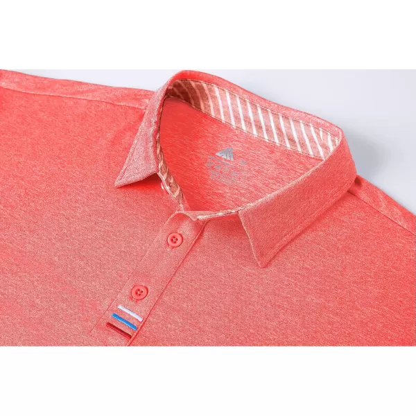 GEEK LIGHTING Golf Shirts for Men Short Sleeve Moisture Wicking Shirts Summer Casual Tops