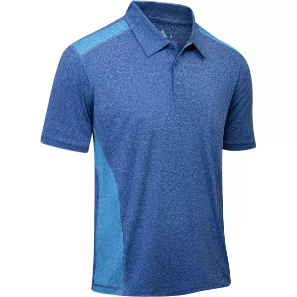 GEEK LIGHTING Golf Shirts for Men Short Sleeve Moisture Wicking Shirts Summer Casual Tops