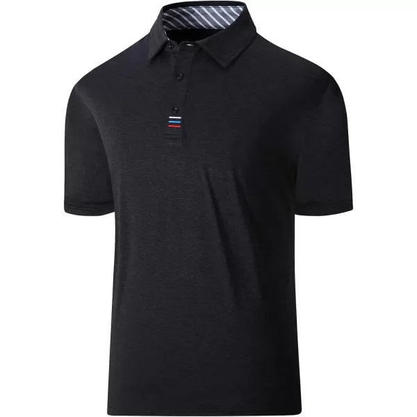 GEEK LIGHTING Golf Shirts for Men Short Sleeve Moisture Wicking Shirts Summer Casual Tops