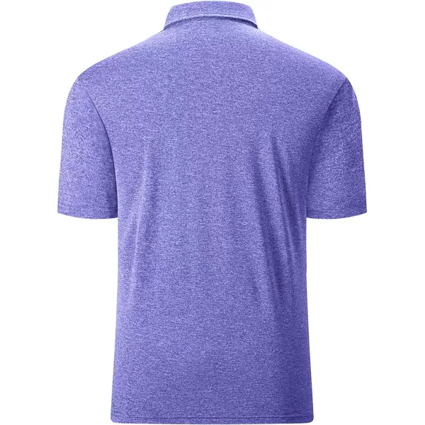 GEEK LIGHTING Golf Shirts for Men Short Sleeve Moisture Wicking Shirts Summer Casual Tops
