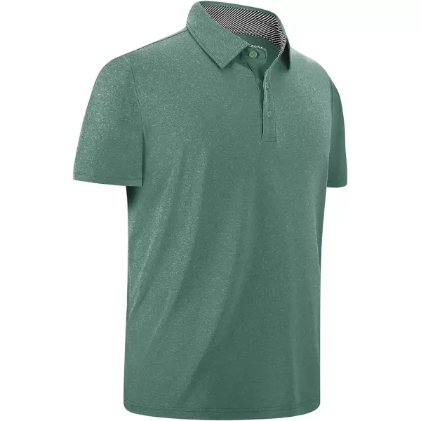 GEEK LIGHTING Golf Shirts for Men Short Sleeve Moisture Wicking Shirts Summer Casual Tops