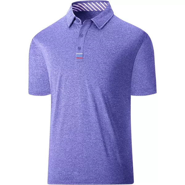 GEEK LIGHTING Golf Shirts for Men Short Sleeve Moisture Wicking Shirts Summer Casual Tops