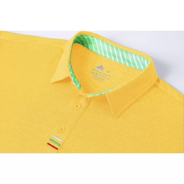 GEEK LIGHTING Golf Shirts for Men Short Sleeve Moisture Wicking Shirts Summer Casual Tops