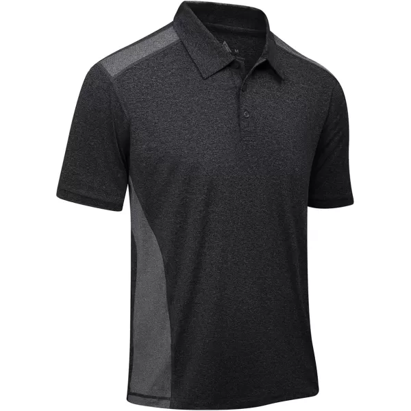 GEEK LIGHTING Golf Shirts for Men Short Sleeve Moisture Wicking Shirts Summer Casual Tops