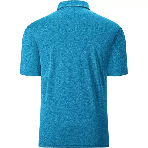 GEEK LIGHTING Golf Shirts for Men Short Sleeve Moisture Wicking Shirts Summer Casual Tops