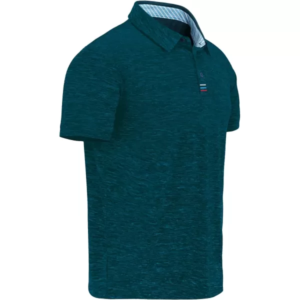 GEEK LIGHTING Golf Shirts for Men Short Sleeve Moisture Wicking Shirts Summer Casual Tops