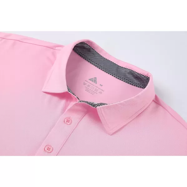 GEEK LIGHTING Golf Shirts for Men Short Sleeve Moisture Wicking Shirts Summer Casual Tops