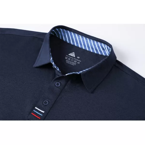 GEEK LIGHTING Golf Shirts for Men Short Sleeve Moisture Wicking Shirts Summer Casual Tops