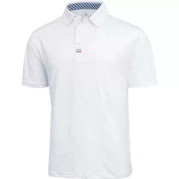 GEEK LIGHTING Golf Shirts for Men Short Sleeve Moisture Wicking Shirts Summer Casual Tops