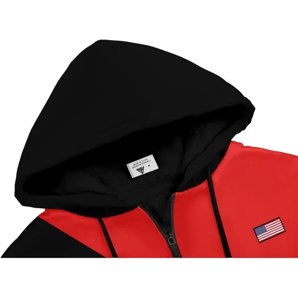 GEEK LIGHTING Hoodies for Men Fleece Sherpa Lined Jacket Zip Up Sweatshirts Heavyweight Warm Coat Winter Sweaters