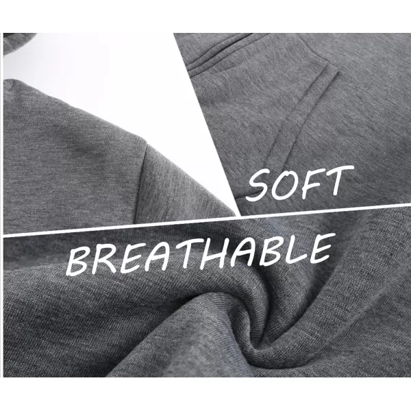 GEEK LIGHTING Hoodies for Men Fleece Sherpa Lined Jacket Zip Up Sweatshirts Heavyweight Warm Coat Winter Sweaters)