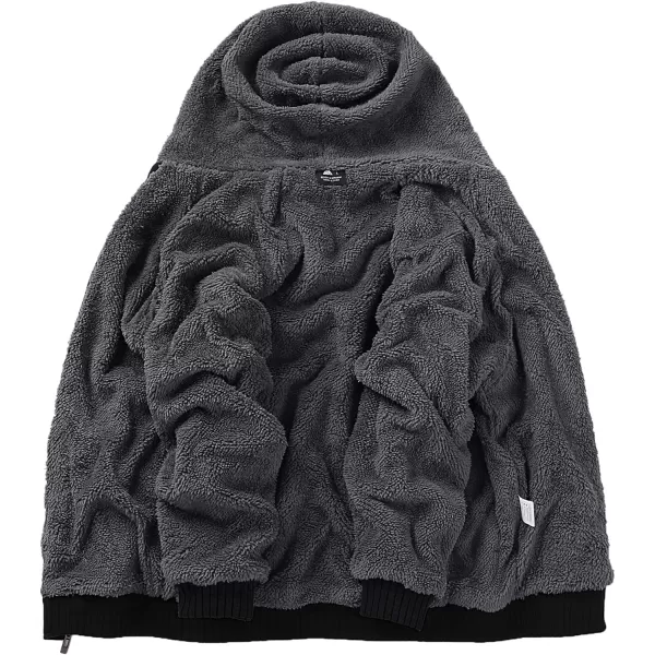 GEEK LIGHTING Hoodies for Men Heavyweight Fleece Sweatshirt - Full Zip Up Thick Sherpa Lined